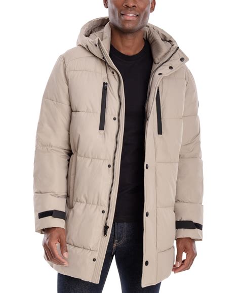 michael michael kors men's holland hooded parka|Michael Kors Mens Faux Fur Warm Parka Coat .